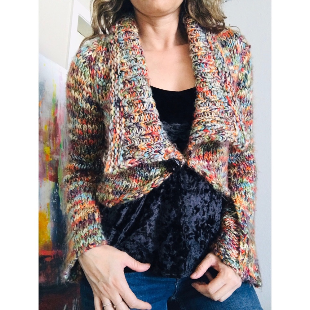 Free people colorful nice sweater size M.